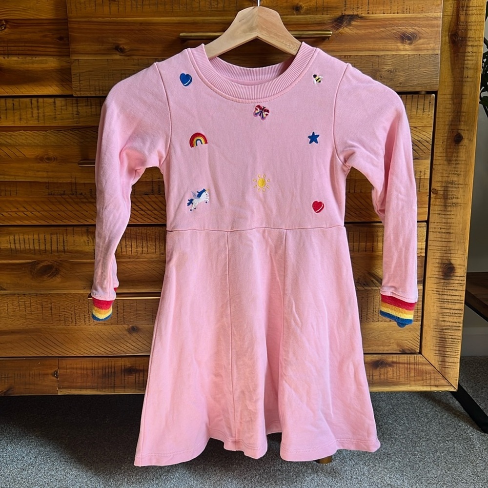 Hanna Andersson Girls Rainbow 🌈 Unicorns 🦄 Dress